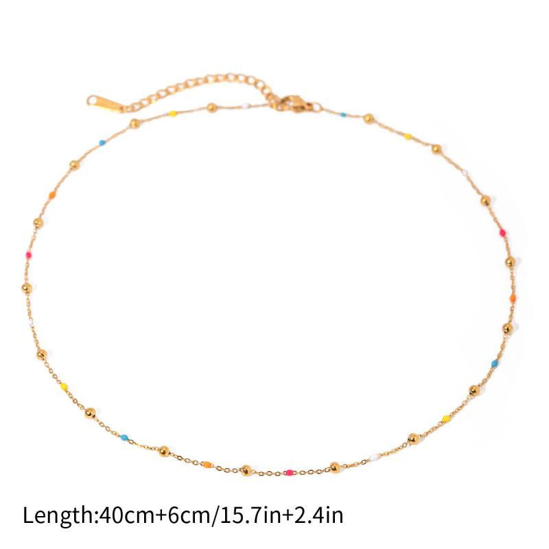 Колье из стали CJL16736