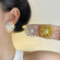 Серебряные серьги из стали с коралловым цветком ASUZ56359
