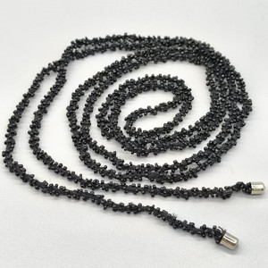 Минималистичный лариат из граненого бисера 1J11657CJJ Минималистичный лариат из граненого бисера 1J11657CJJ