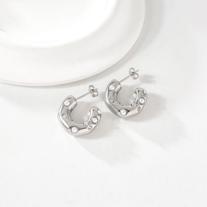 Серьги сталь CJM28774 Серьги сталь CJM28774