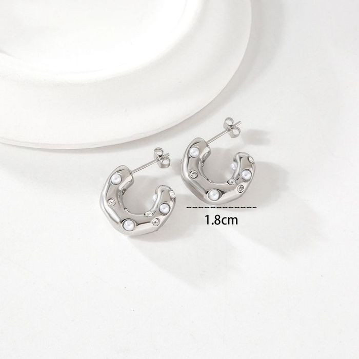 Серьги сталь CJM28774 Серьги сталь CJM28774