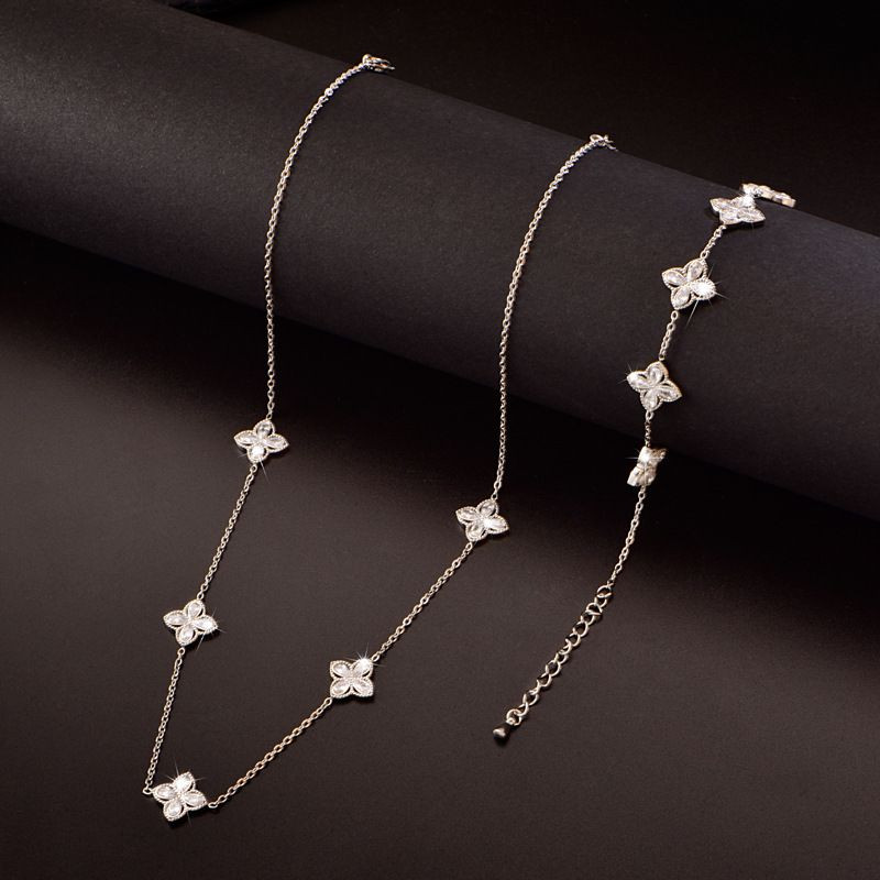 Стальной комплект бижутерии CJR55547