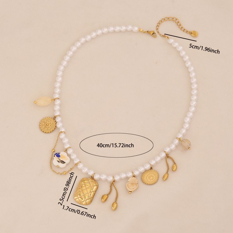 Колье из стали CJR76371