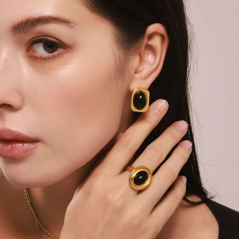 Колье из стали CJL24741