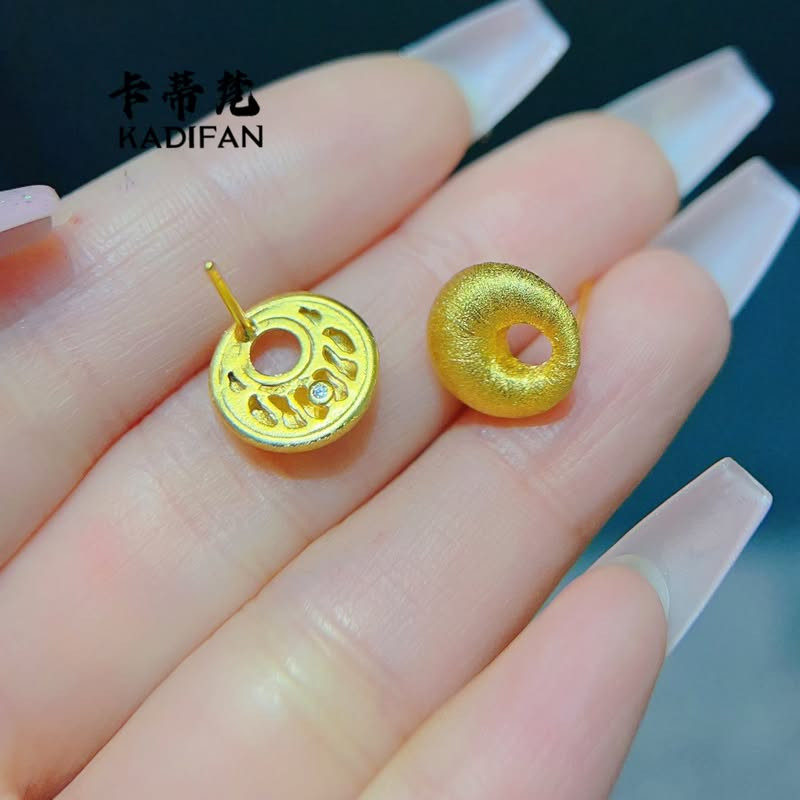 Серьги с напылением золотом 1J11658CJJ Серьги с напылением золотом 1J11658CJJ