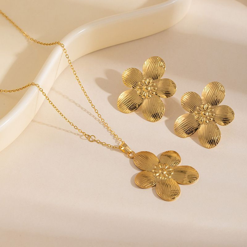 Стальной комплект бижутерии CJT22622