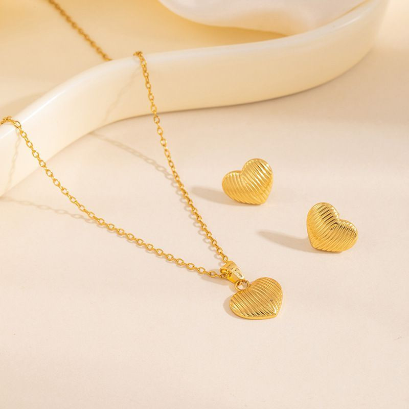 Стальной комплект бижутерии CJT22622