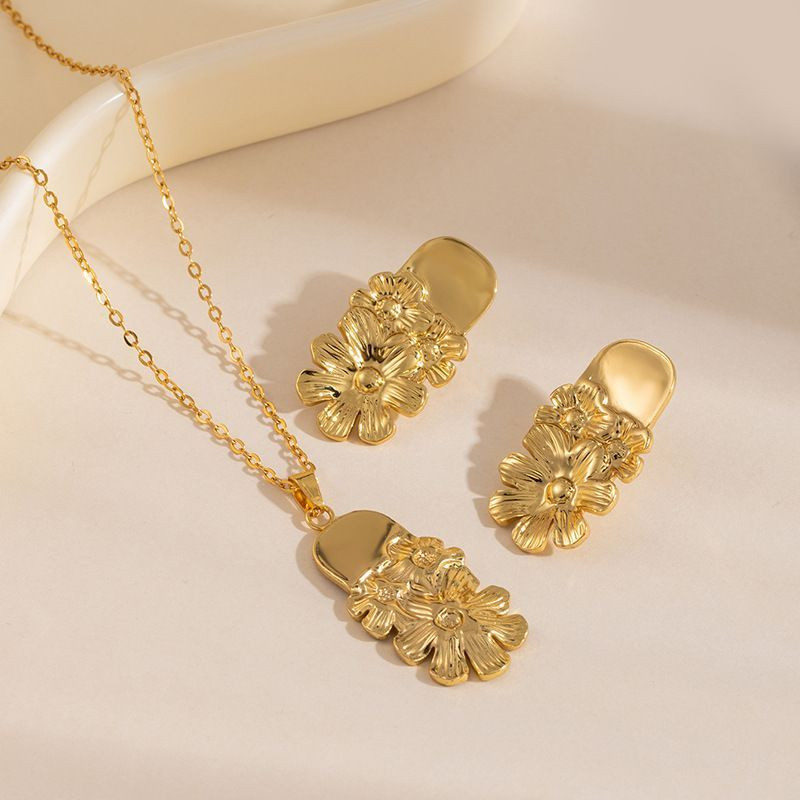 Стальной комплект бижутерии CJT22622