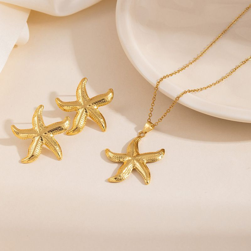 Стальной комплект бижутерии CJT22622