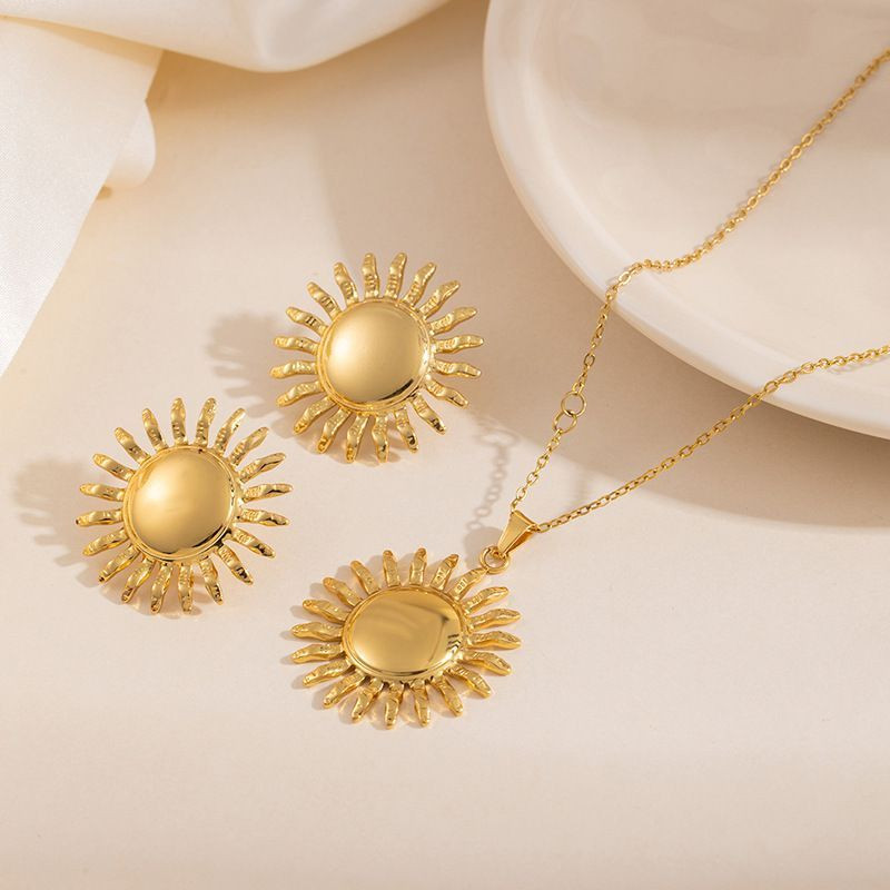 Стальной комплект бижутерии CJT22622