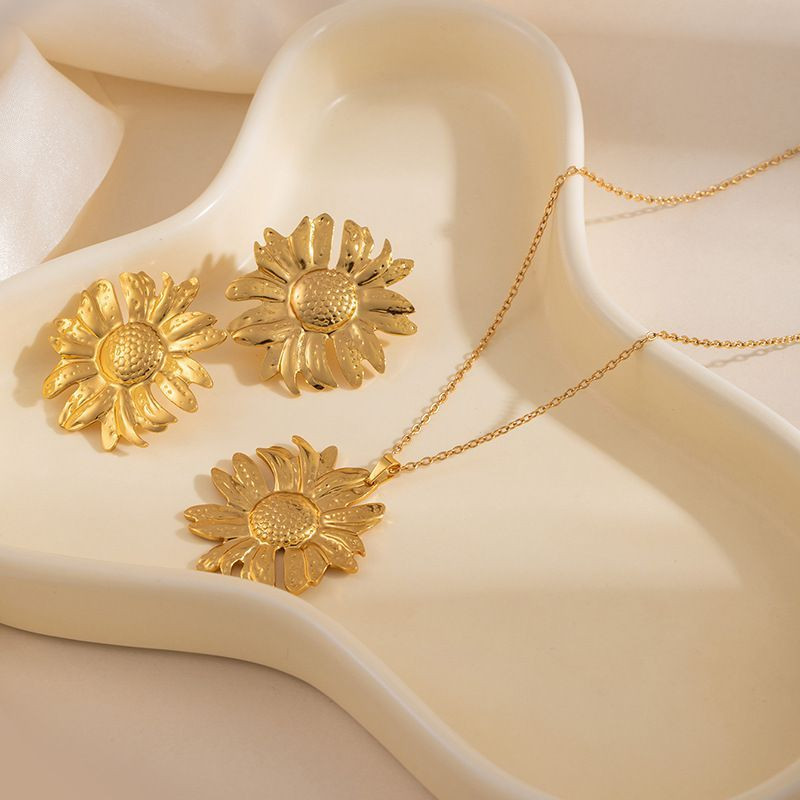 Стальной комплект бижутерии CJT22622