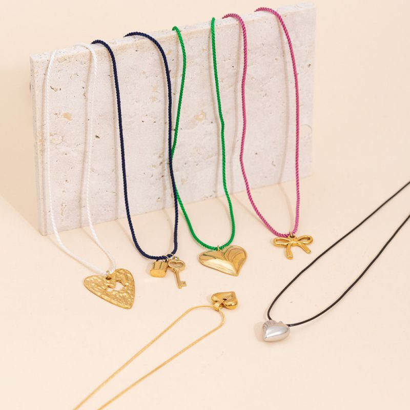 Колье из стали CJL22555