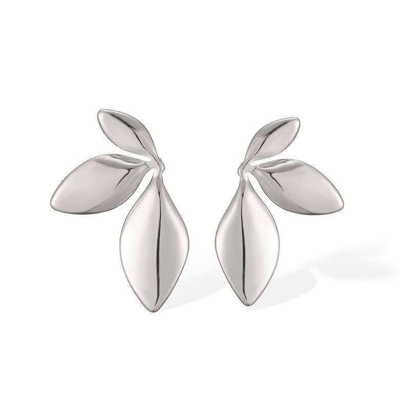 Серьги из стали с геометрией CJV15993