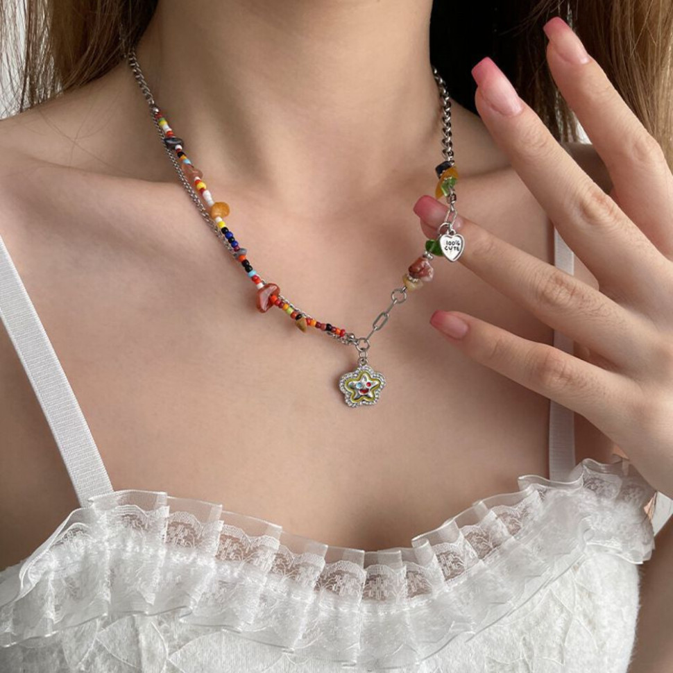 Колье из стали CJH67695