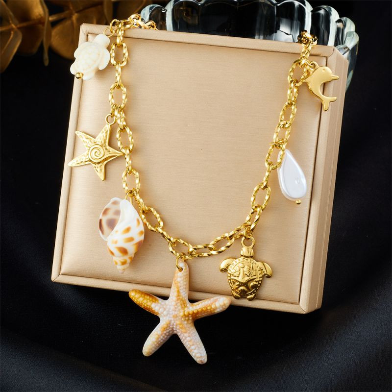 Колье из стали CJR62488