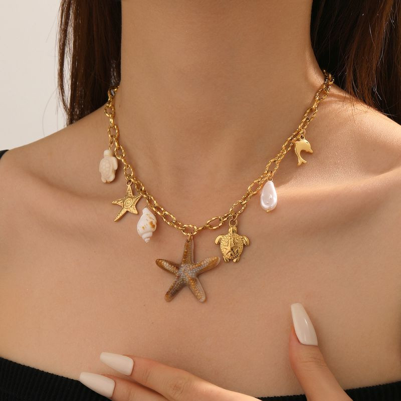 Колье из стали CJR62488