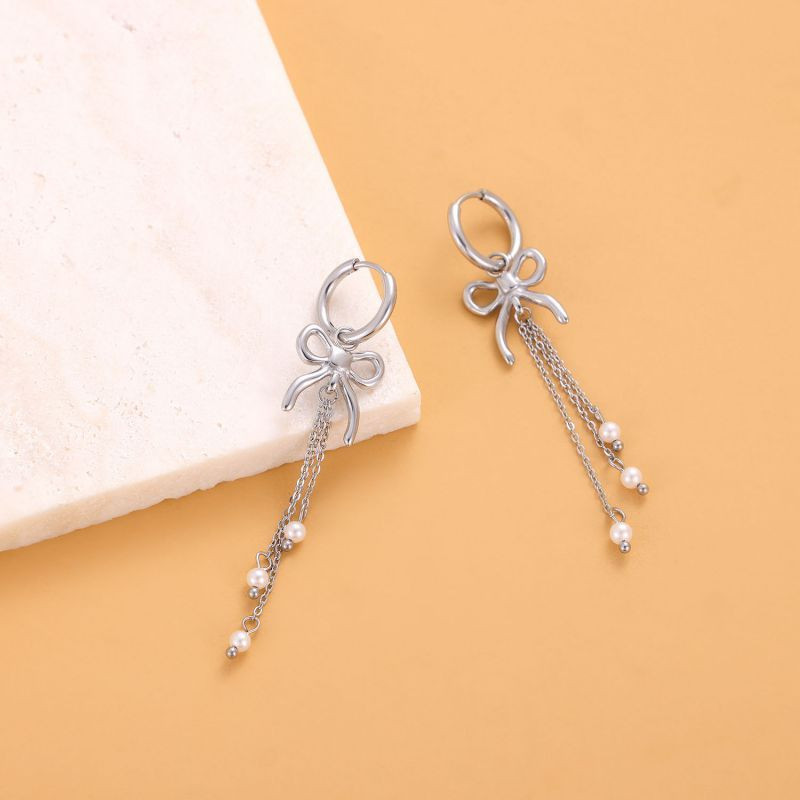 Серьги сталь CJL18236 Серьги сталь CJL18236