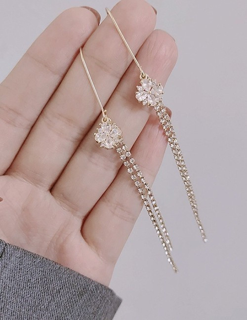 Корейские серьги P92755