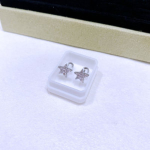 Серьги из стали со звёздами CJV63494