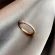 Кольцо стальное с напылением золотом и фианитами J10186(CJJ)