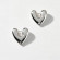 Серьги-гвоздики сердца объёмные CJ11069