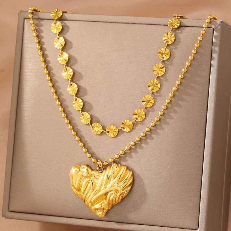 Колье из стали CJM03765