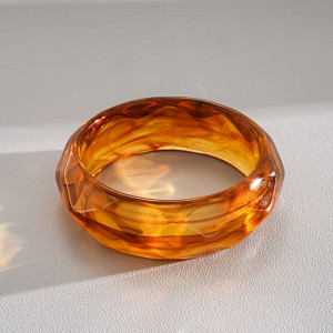 Тёмно-коричневый браслет из смолы с градиентом CJZ36360