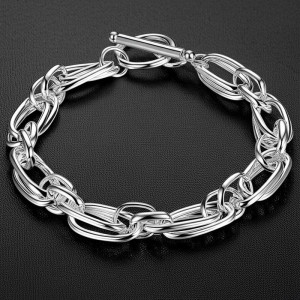 Браслет медный с напылением серебром 1J11866CJJ