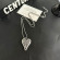 Серебряное колье с сердцем CJZ44007