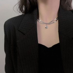 Лаконичный чокер с миниатюрной подвеской CJH70068 Лаконичный чокер с миниатюрной подвеской CJH70068