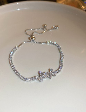 Браслет-цепочка с бабочками Z65389