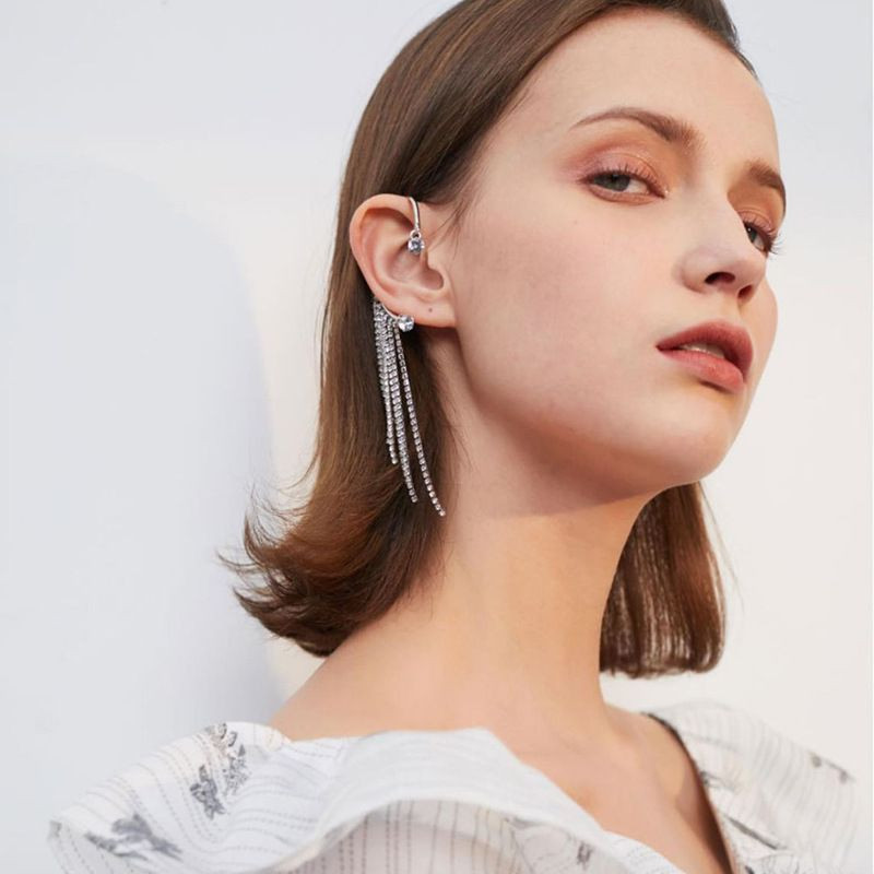 Кафф с длинными каскадными подвесками 1DNS11115CJJ Кафф с длинными каскадными подвесками 1DNS11115CJJ