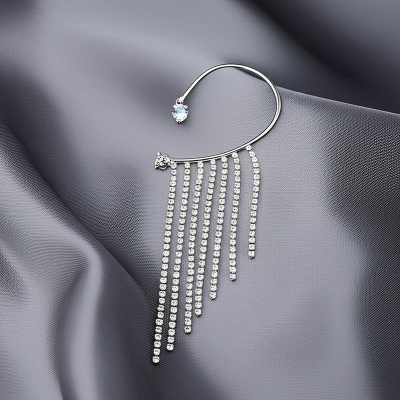 Кафф с длинными каскадными подвесками 1DNS11115CJJ Кафф с длинными каскадными подвесками 1DNS11115CJJ