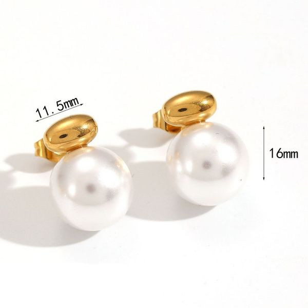 Серьги-пусеты Гроздья жемчуга классические CJL48386