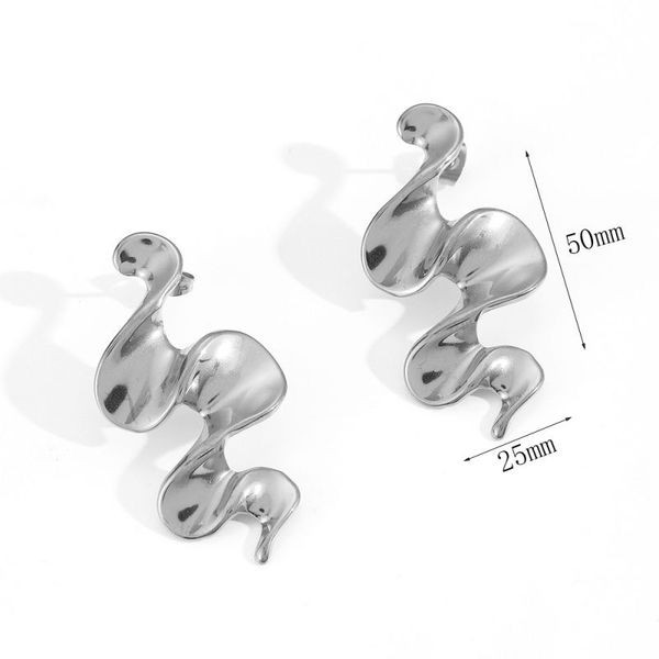 Серьги сталь CJL88369