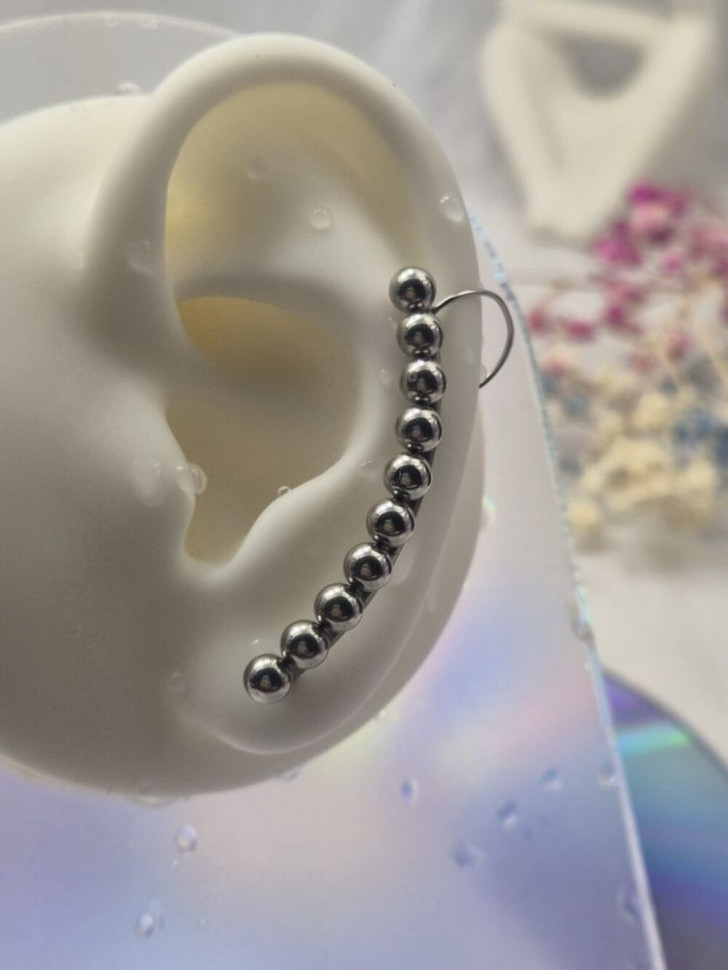 Кафф-зажим Шарики 1J11035CJJ Кафф-зажим Шарики 1J11035CJJ