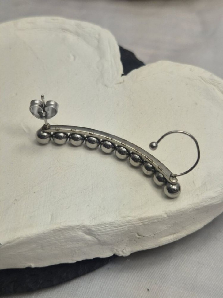 Кафф-зажим Шарики 1J11035CJJ Кафф-зажим Шарики 1J11035CJJ