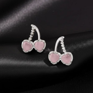 Серьги ювелирный сплав с серебряным гвоздиком J10420CJJ Серьги ювелирный сплав с серебряным гвоздиком J10420CJJ