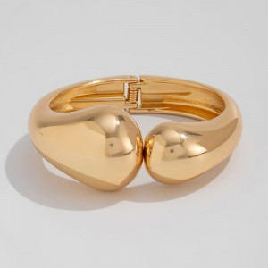 Браслет жесткий объемный с шарнирным замком CJM15314 Браслет жесткий объемный с шарнирным замком CJM15314