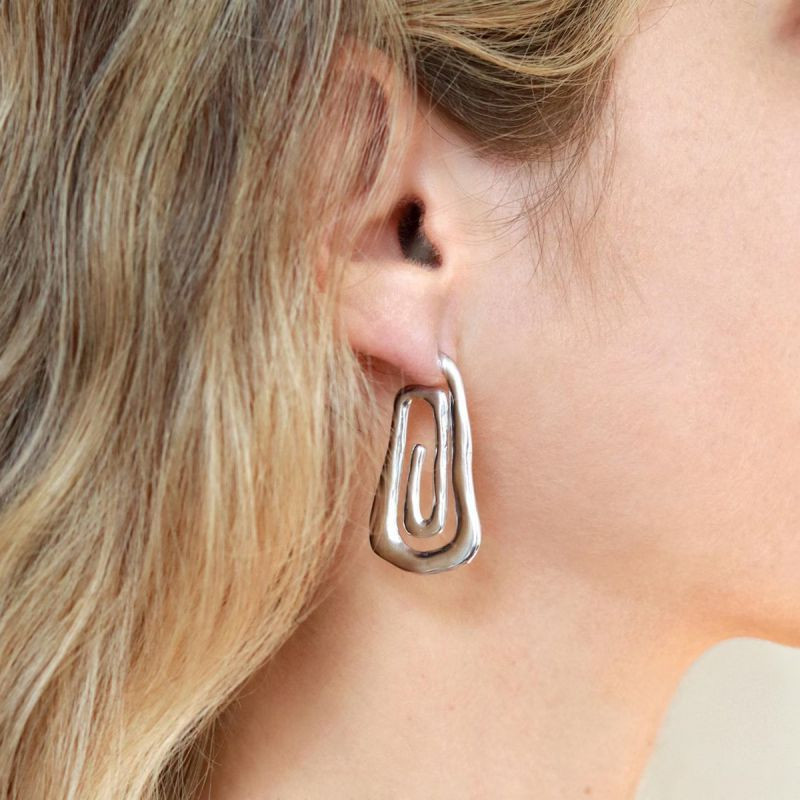 Серьги сталь CJL16746 Серьги сталь CJL16746