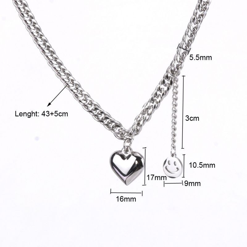 Колье из стали CJH82285 Колье из стали CJH82285