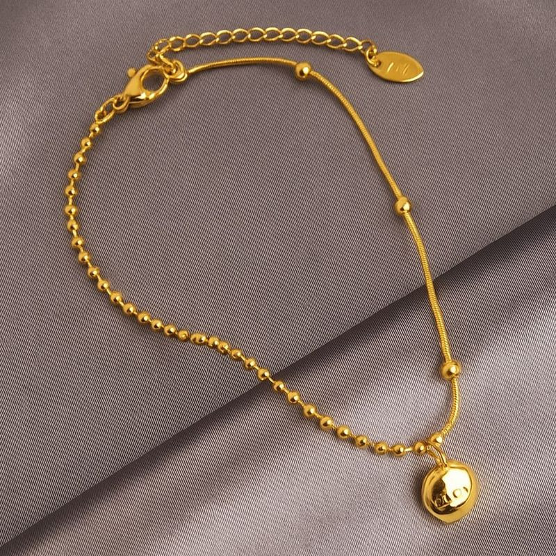 Браслет-цепочка с подвеской в форме диска и мелкими сферами 1J12140CJJ