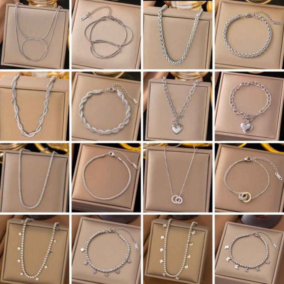 Колье из стали CJH32116