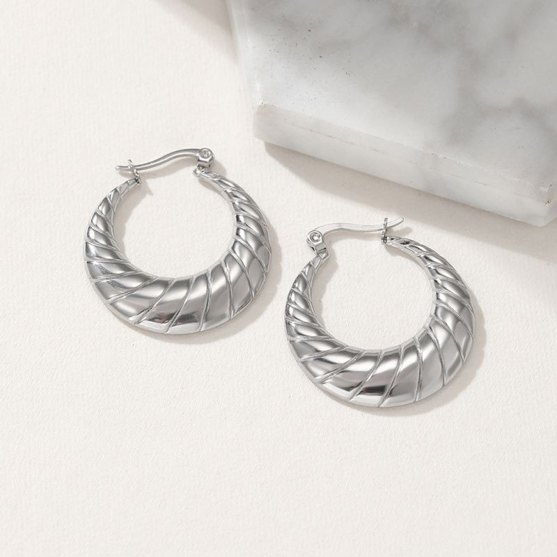 Серьги сталь CJM03748 Серьги сталь CJM03748