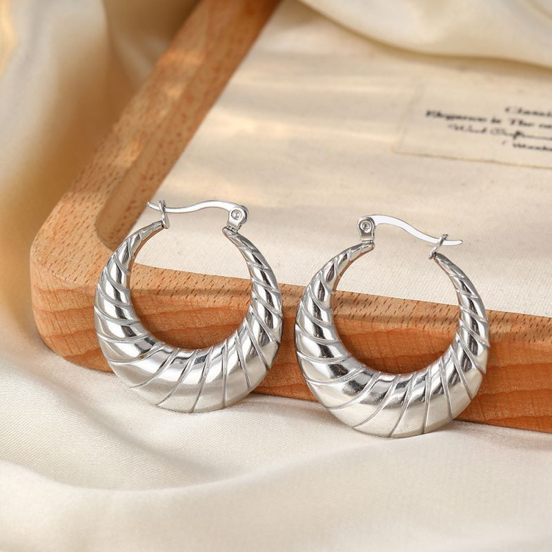 Серьги сталь CJM03748 Серьги сталь CJM03748