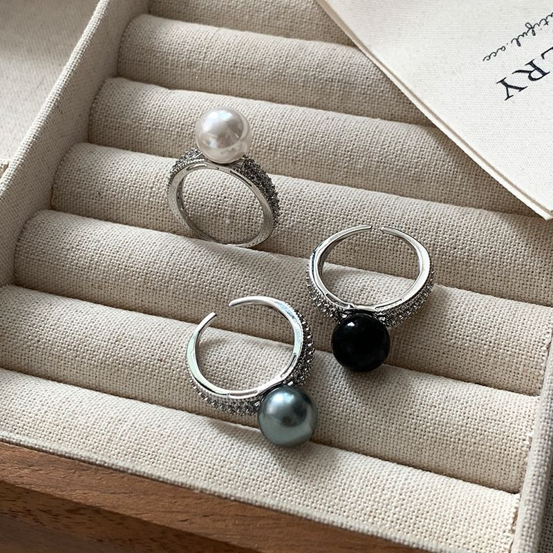 Кольцо с жемчужной вставкой CJT11252 Кольцо с жемчужной вставкой CJT11252