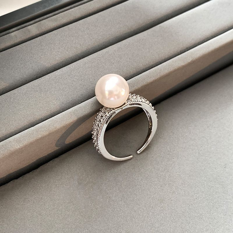 Кольцо с жемчужной вставкой CJT11252 Кольцо с жемчужной вставкой CJT11252