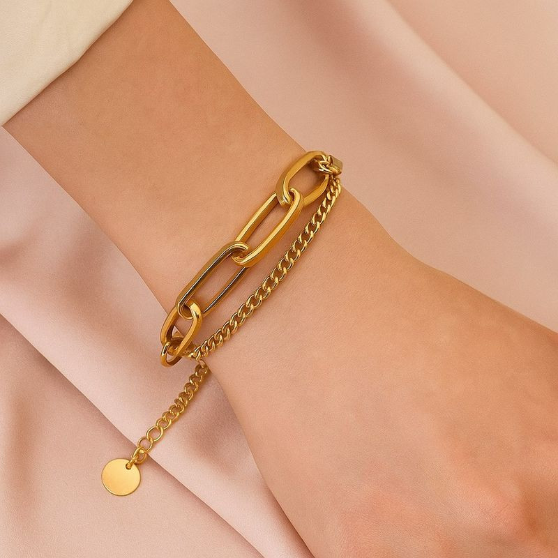 Браслет титановая сталь напыление золотом 1J12141CJJ Браслет титановая сталь напыление золотом 1J12141CJJ