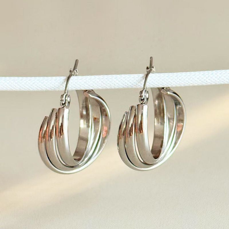 Серьги сталь CJQ31523 Серьги сталь CJQ31523