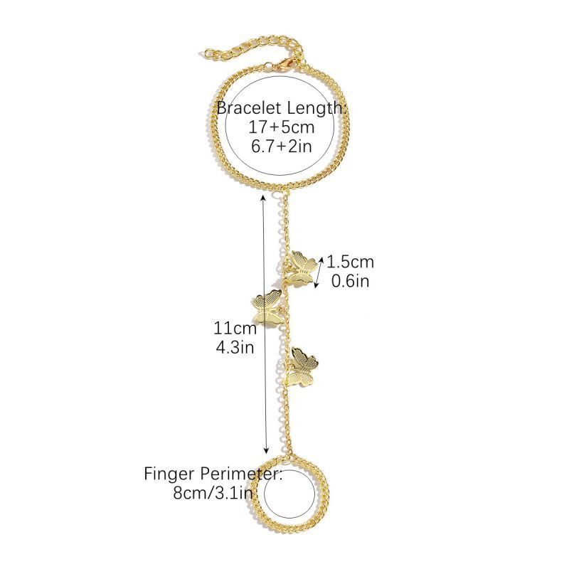 Слейв-браслет капля бирюзы в стиле минимализм CJF45859